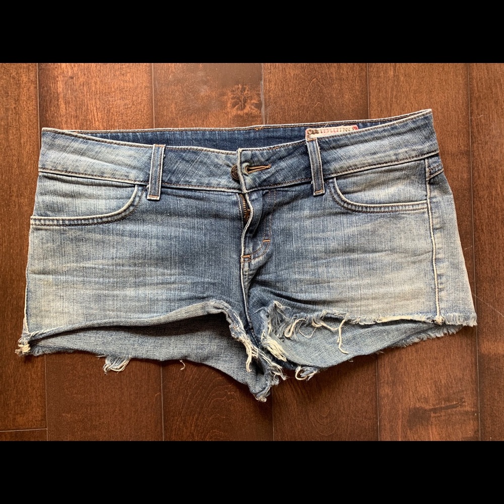 Denim shorts